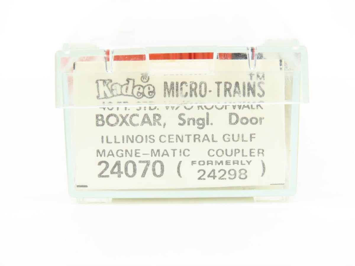 N Scale Kadee Micro-Trains MTL 24070 ICG Illinois Central Gulf 40&#39; Boxcar 416108