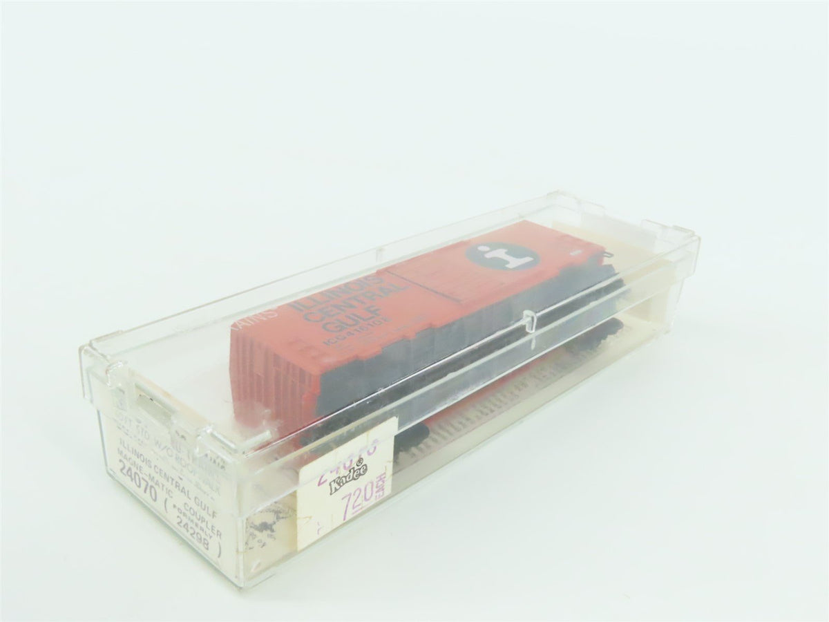 N Scale Kadee Micro-Trains MTL 24070 ICG Illinois Central Gulf 40&#39; Boxcar 416108