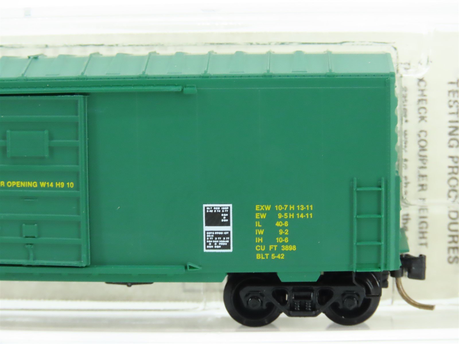 N Scale Kadee Micro-Trains MTL 24210 A&StAB The Bay Line 40' Box Car #1320
