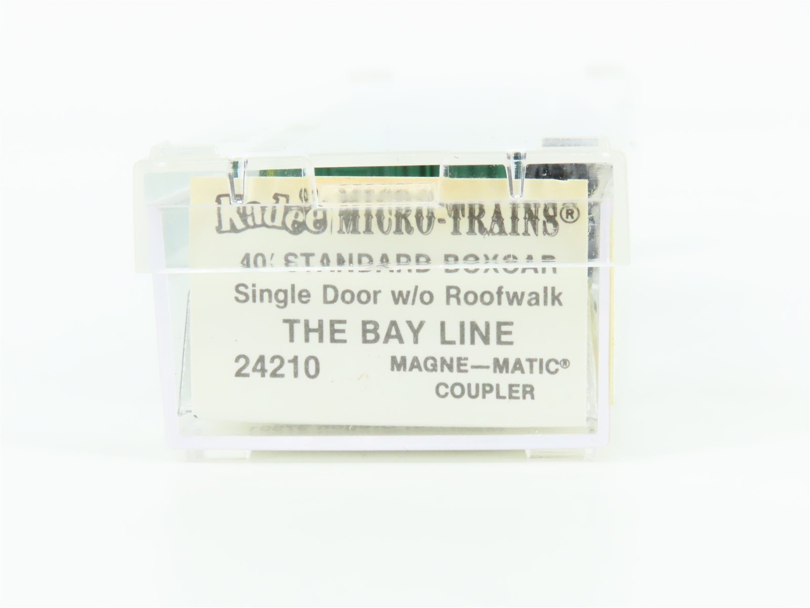 N Scale Kadee Micro-Trains MTL 24210 A&StAB The Bay Line 40' Box Car #1320