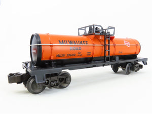 O Gauge 3-Rail Lionel 6-19600 MILW Milwaukee Road Single Dome Tank Car #19600