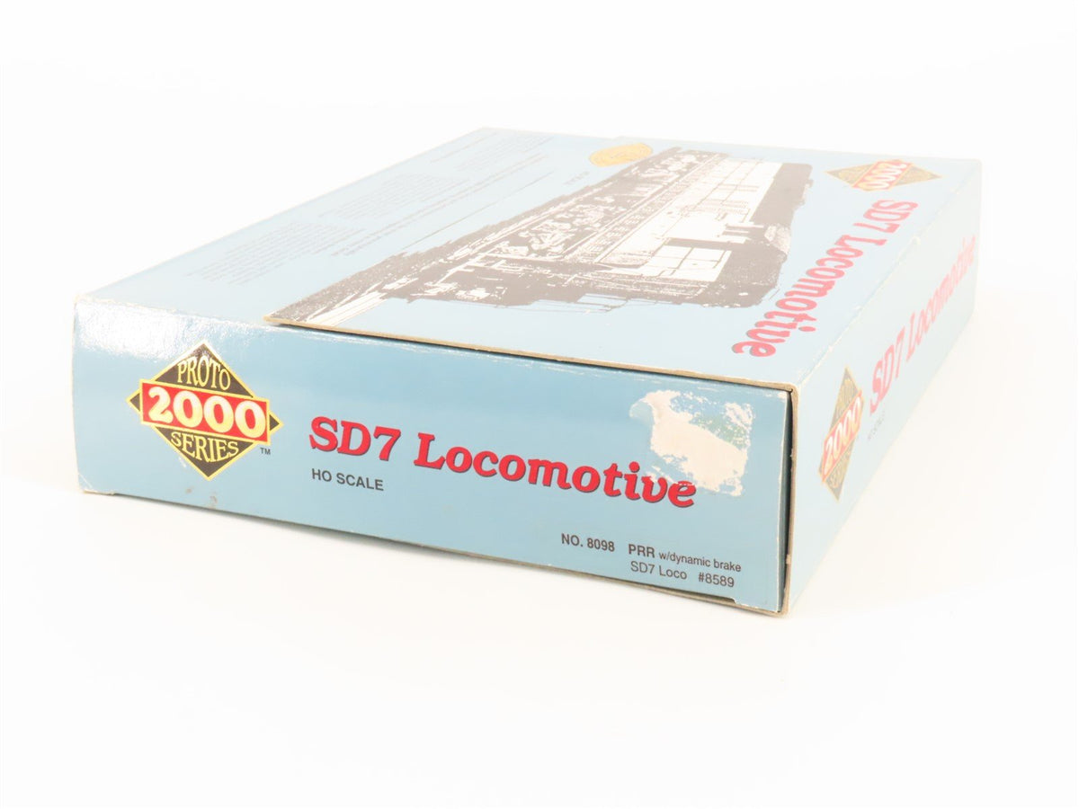 HO Scale Proto 2000 8098 PRR Pennsylvania EMD SD7 Diesel #8589 - DCC Ready