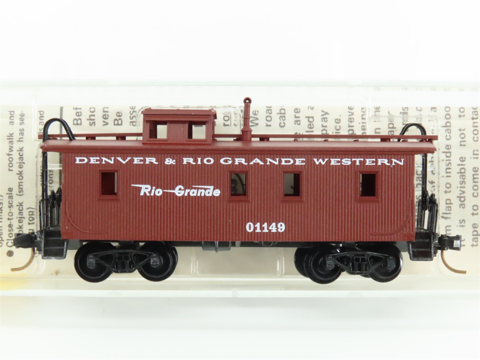 N Scale Kadee Micro-Trains MTL 50110 D&RGW Rio Grande 34' Wood Caboose 01149