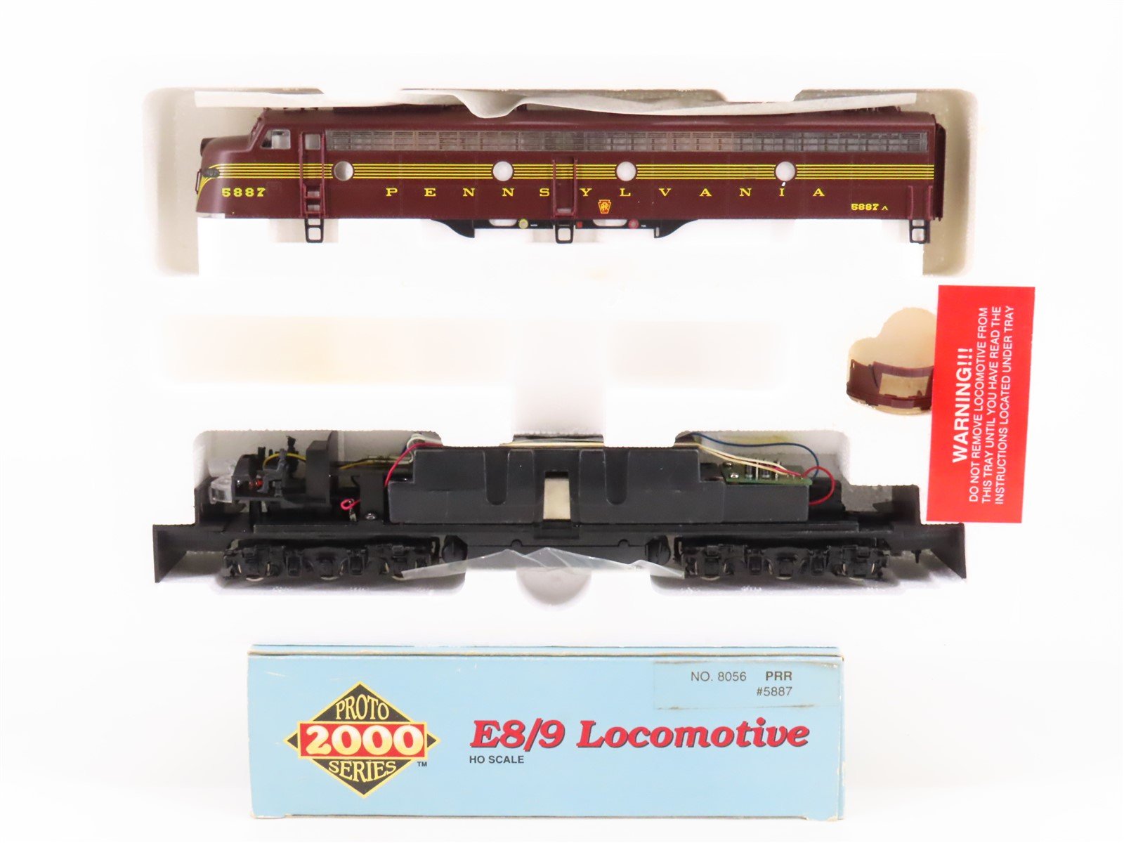 HO Scale Proto 2000 8056 PRR Pennsylvania EMD E8/9A Diesel Locomotive #5887A
