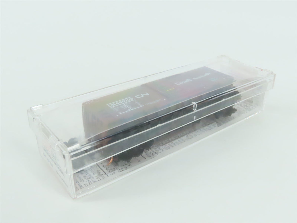 N Micro-Trains MTL 02400280 CN Canadian National Manitoba 40&#39; Box Car 446220