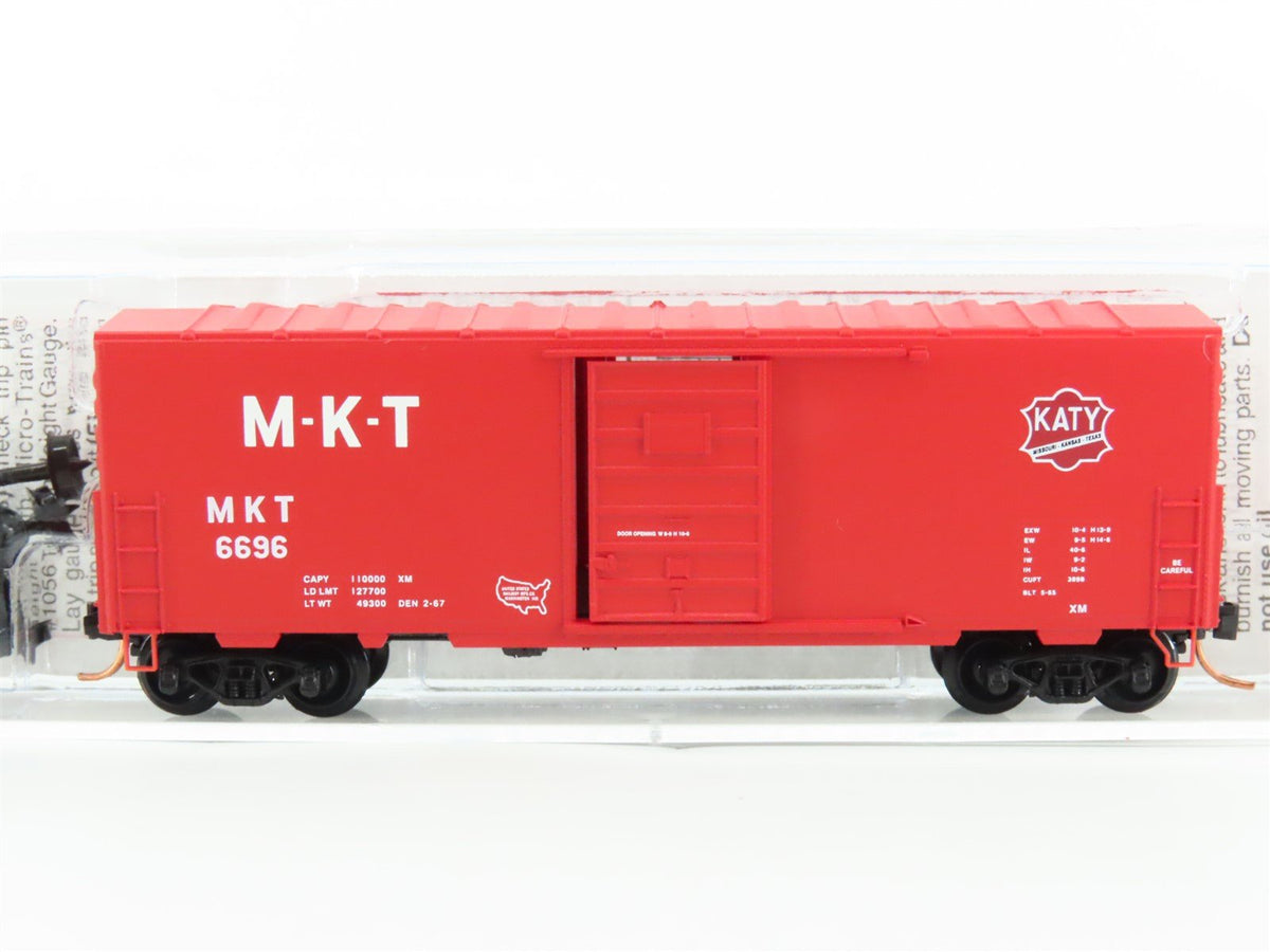 N Scale Micro-Trains MTL #24320 MKT &quot;Katy&quot; 40&#39; Single Door Box Car #6696