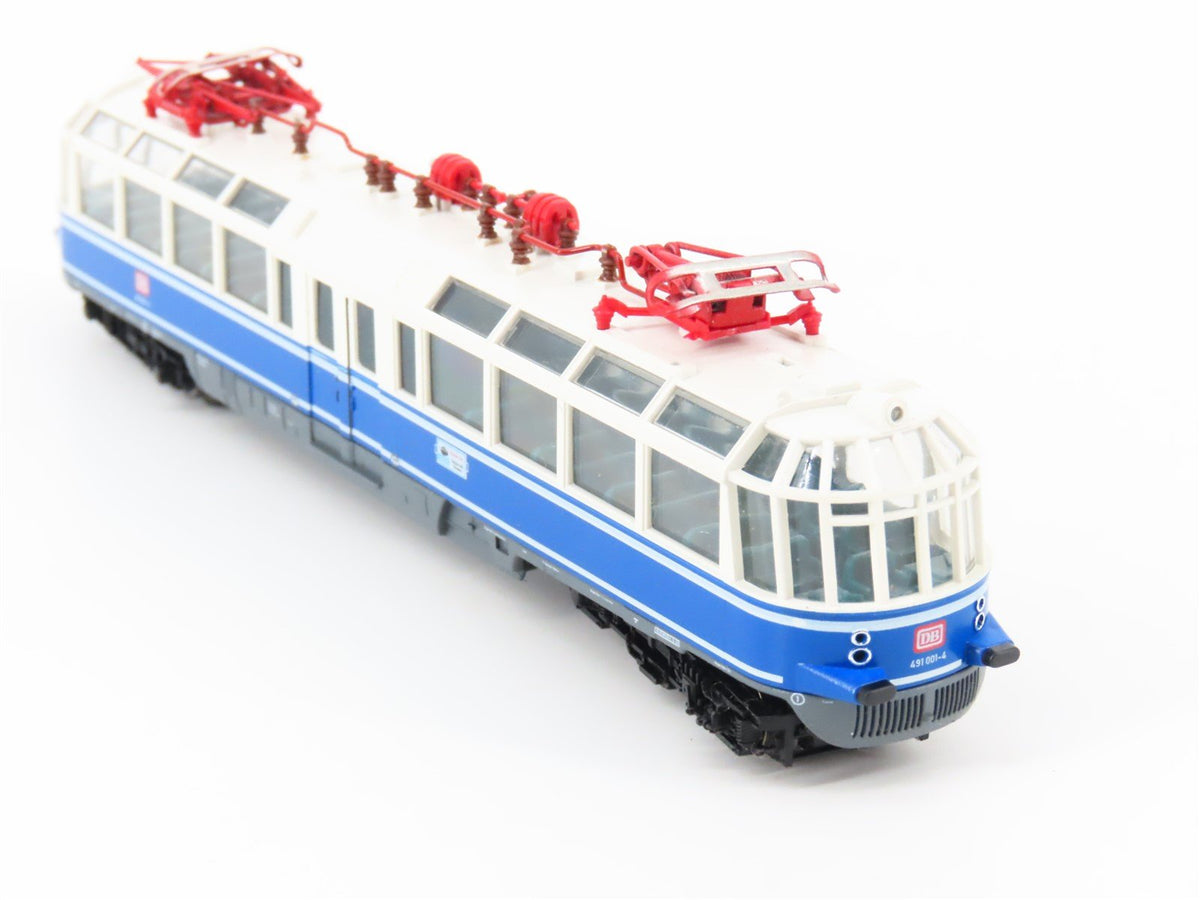 N Scale Fleischmann 7411 DB Deutsche Bahn Electric Passenger Railcar #001-4