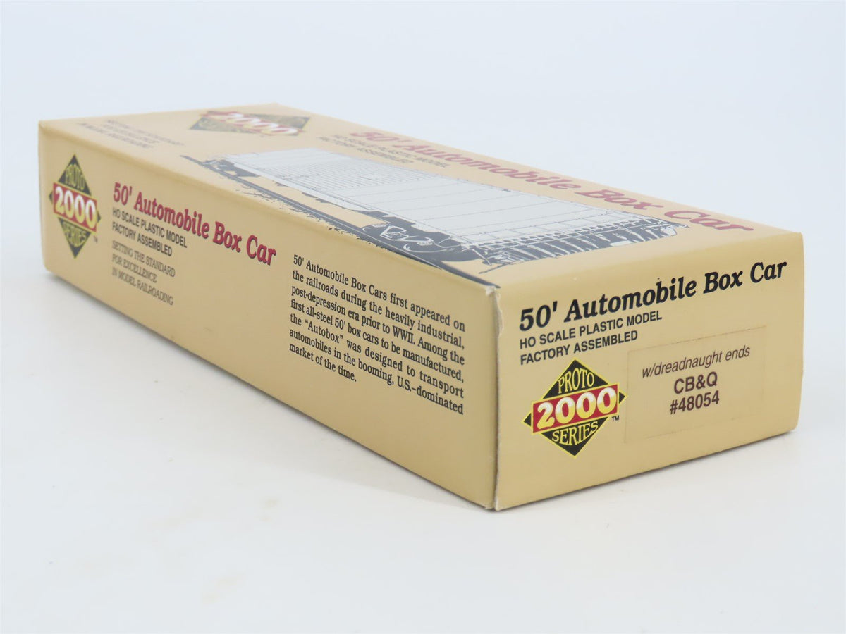 HO Scale Life-Like Proto 2000 CB&amp;Q &quot;Way of the Zephyrs&quot; 50&#39; Auto Box Car #48054