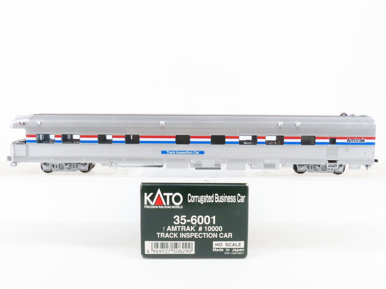 HO Scale KATO 35-6001 Amtrak Business Track Inspection Passenger Car #10000
