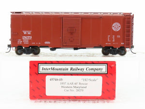 HO Scale InterMountain 45748-03 WM Western Maryland AAR 40' Box Car #28270