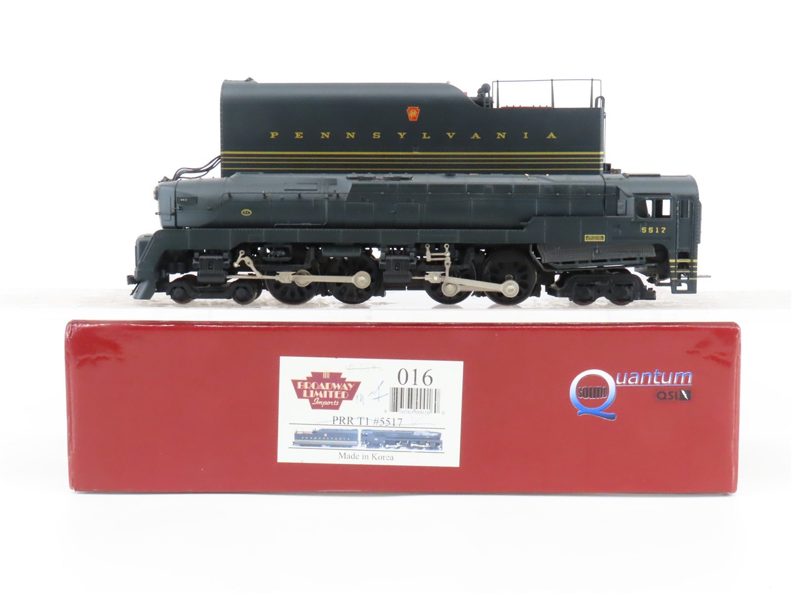 HO Broadway Limited BLI 016 PRR 4-4-4-4 T1 Duplex Steam #5517 w/ DCC & Sound