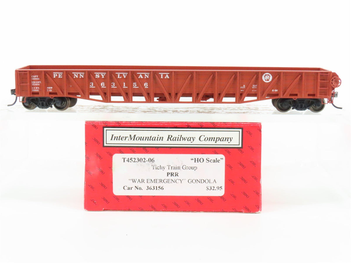 HO Scale InterMountain 452302-06 PRR Pennsylvania War Emergency Gondola #363156