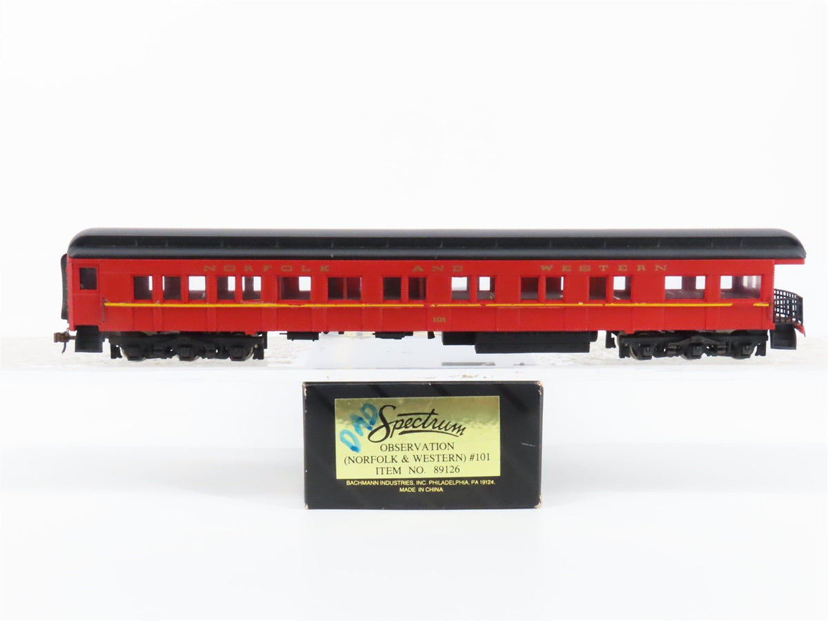 HO Bachmann Spectrum 89126 N&amp;W Norfolk &amp; Western Observation Passenger #101