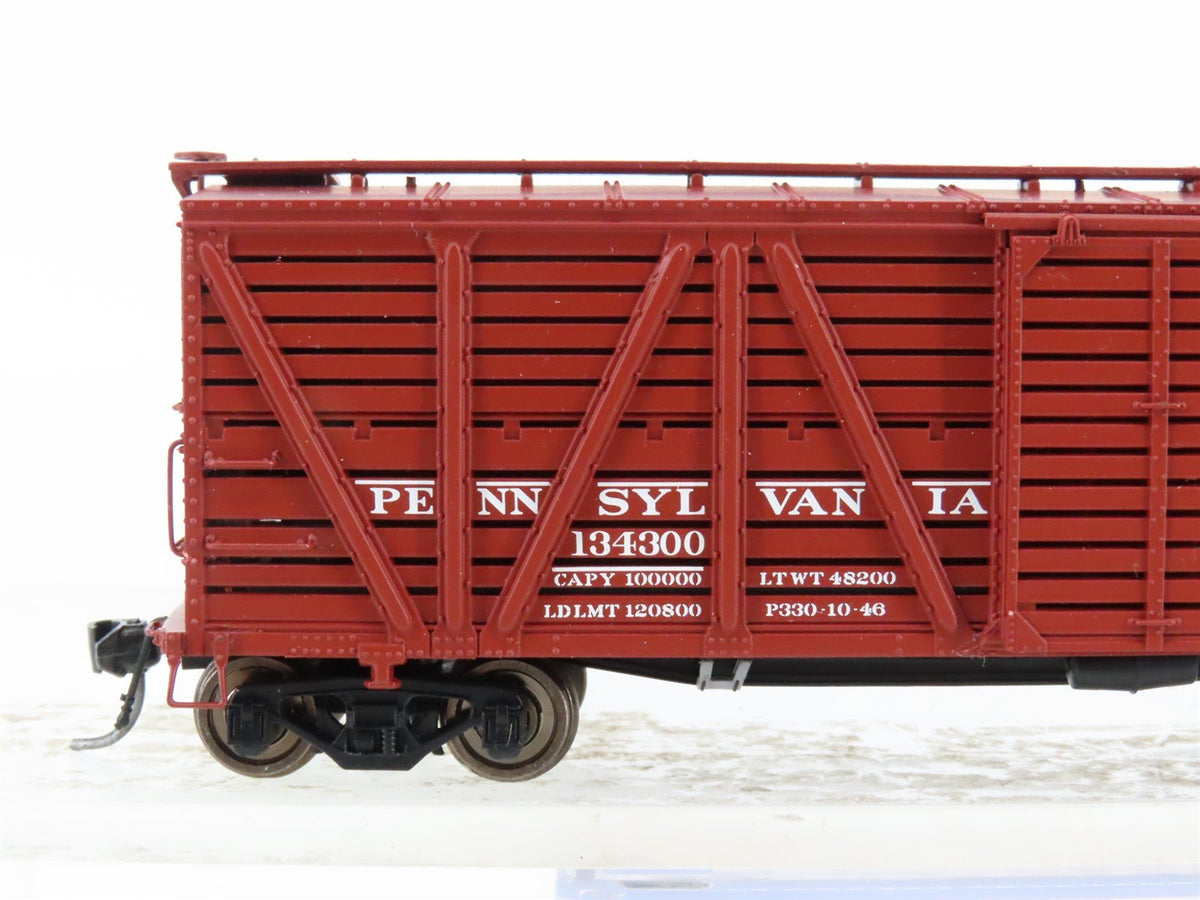 HO Broadway Limited BLI 4573 PRR Single Door Stock Car w/ Cattle Sounds #134300
