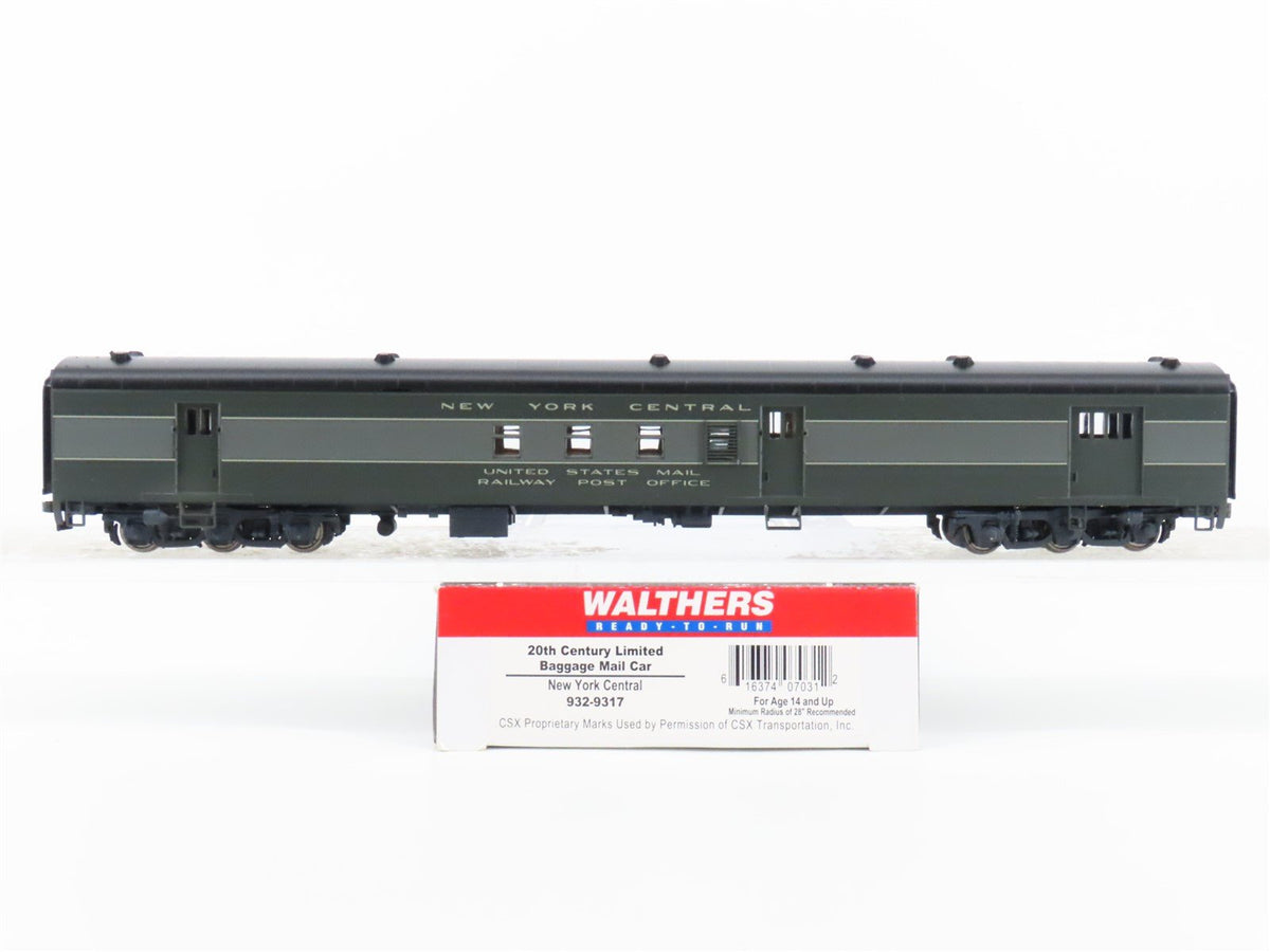 HO Scale Walthers 932-9317 NYC New York Central System Baggage RPO Passenger