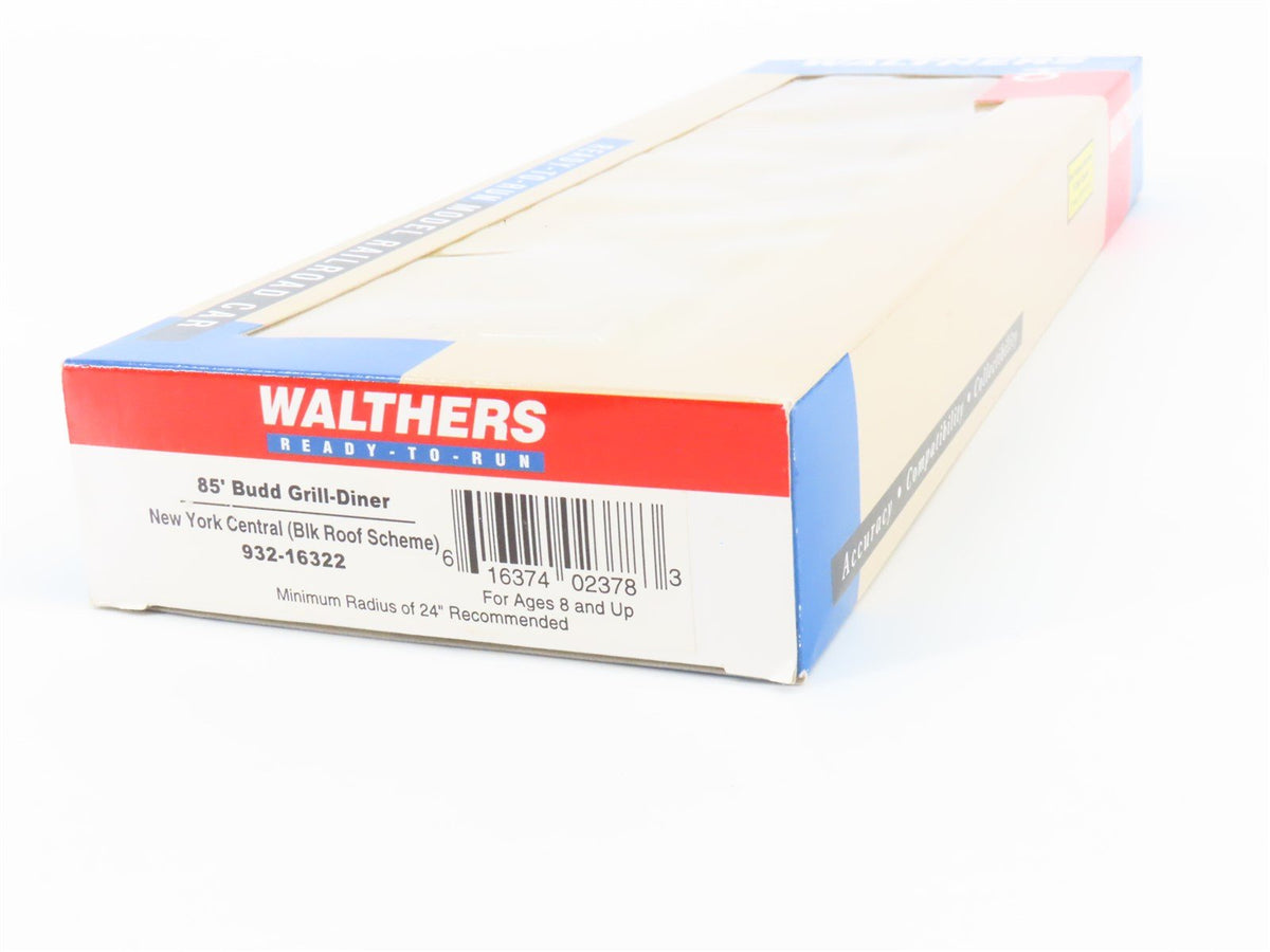 HO Scale Walthers 932-16322 NYC New York Central 85&#39; Budd Grill-Diner Passenger
