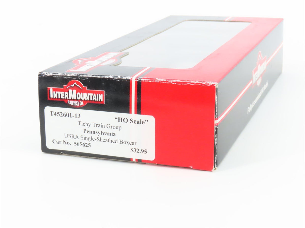 HO Scale InterMountain 452601-13 PRR Pennsylvania Single-Sheathed Boxcar #565625