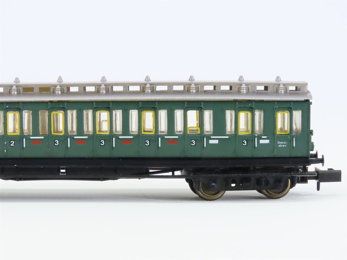 N Arnold 2931 Unlettered European 2nd/3rd Class Compartment Coach Passenger Car