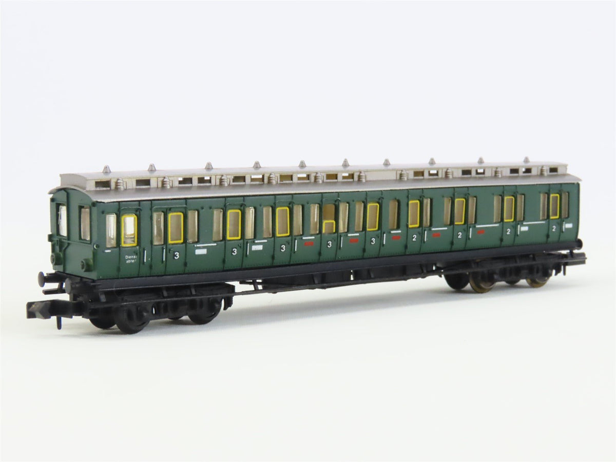 N Arnold 2931 Unlettered European 2nd/3rd Class Compartment Coach Passenger Car