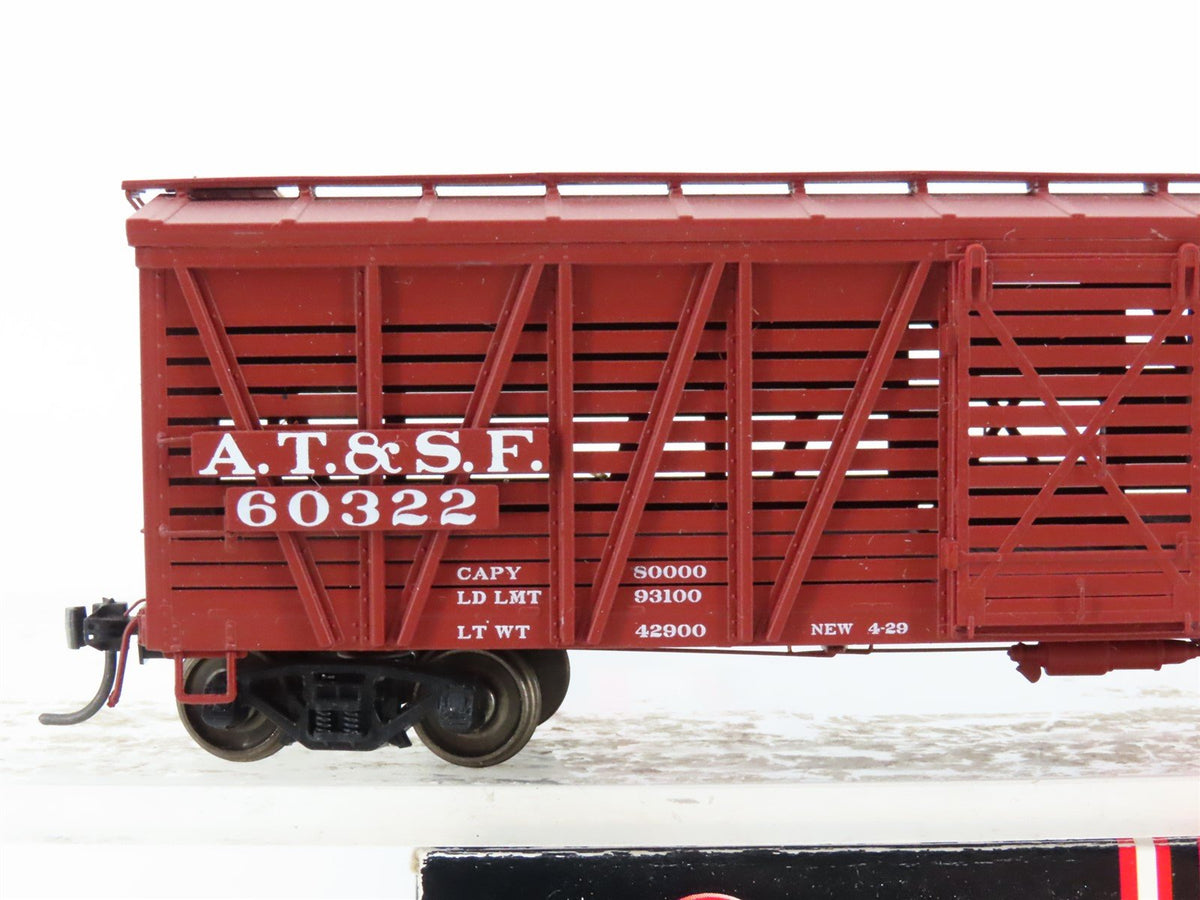 HO Scale InterMountain 47912-06 ATSF Single Door K-Brake Stock Car #60322