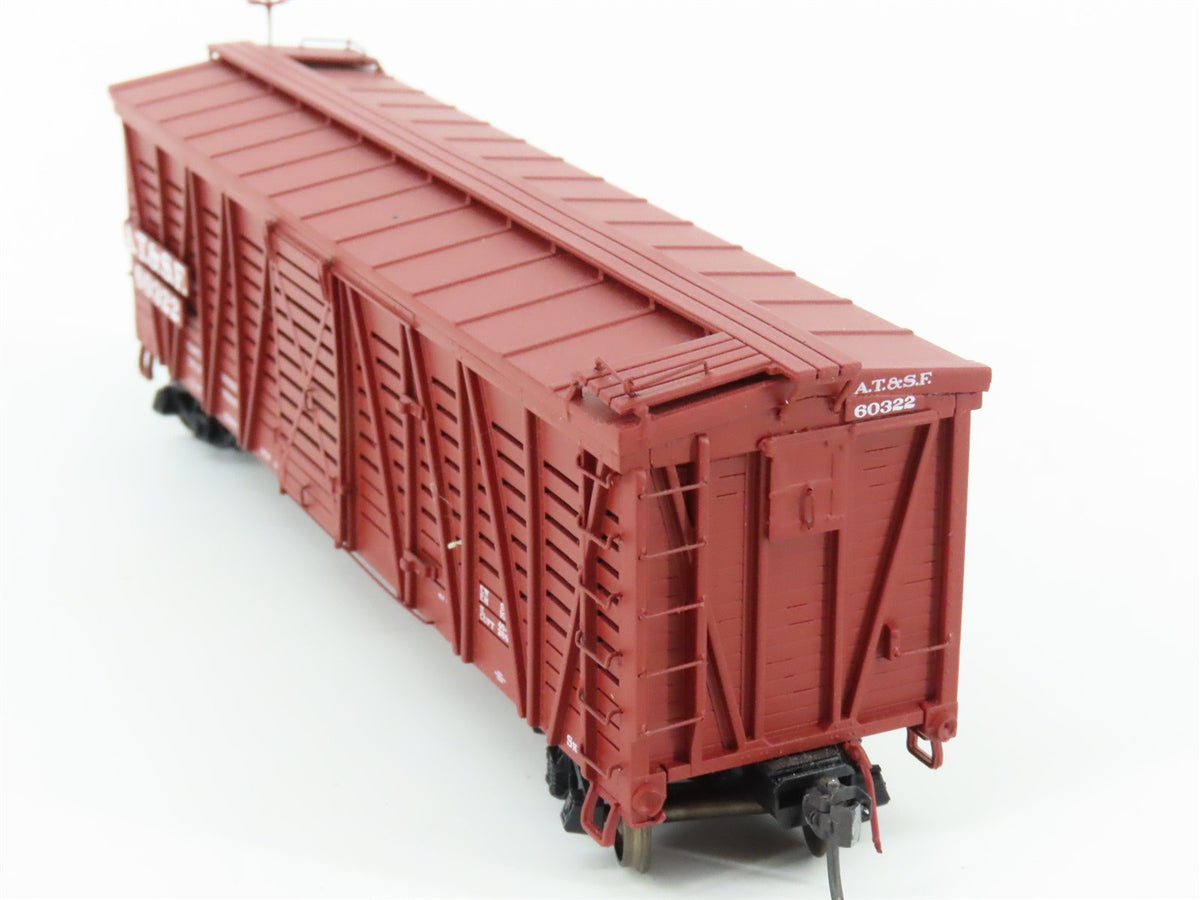 HO Scale InterMountain 47912-06 ATSF Single Door K-Brake Stock Car #60322