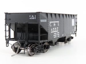 HO Scale InterMountain 47159-01 C&I Cambria & Indiana 2-Bay Open Hopper #4557