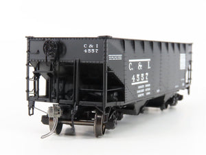 HO Scale InterMountain 47159-01 C&I Cambria & Indiana 2-Bay Open Hopper #4557