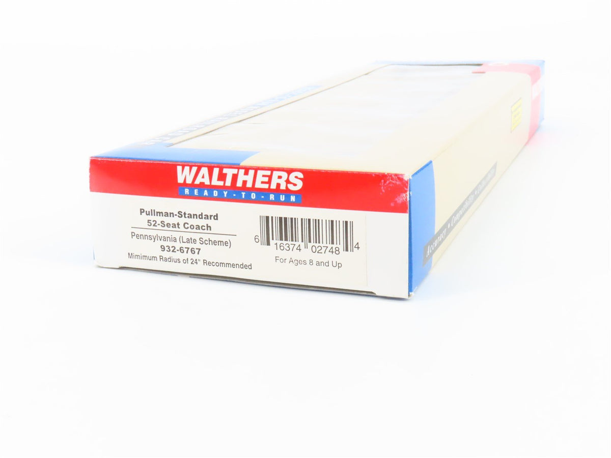 HO Scale Walthers 932-6767 PRR Pennsylvania Railroad 52-Seat Coach Passenger