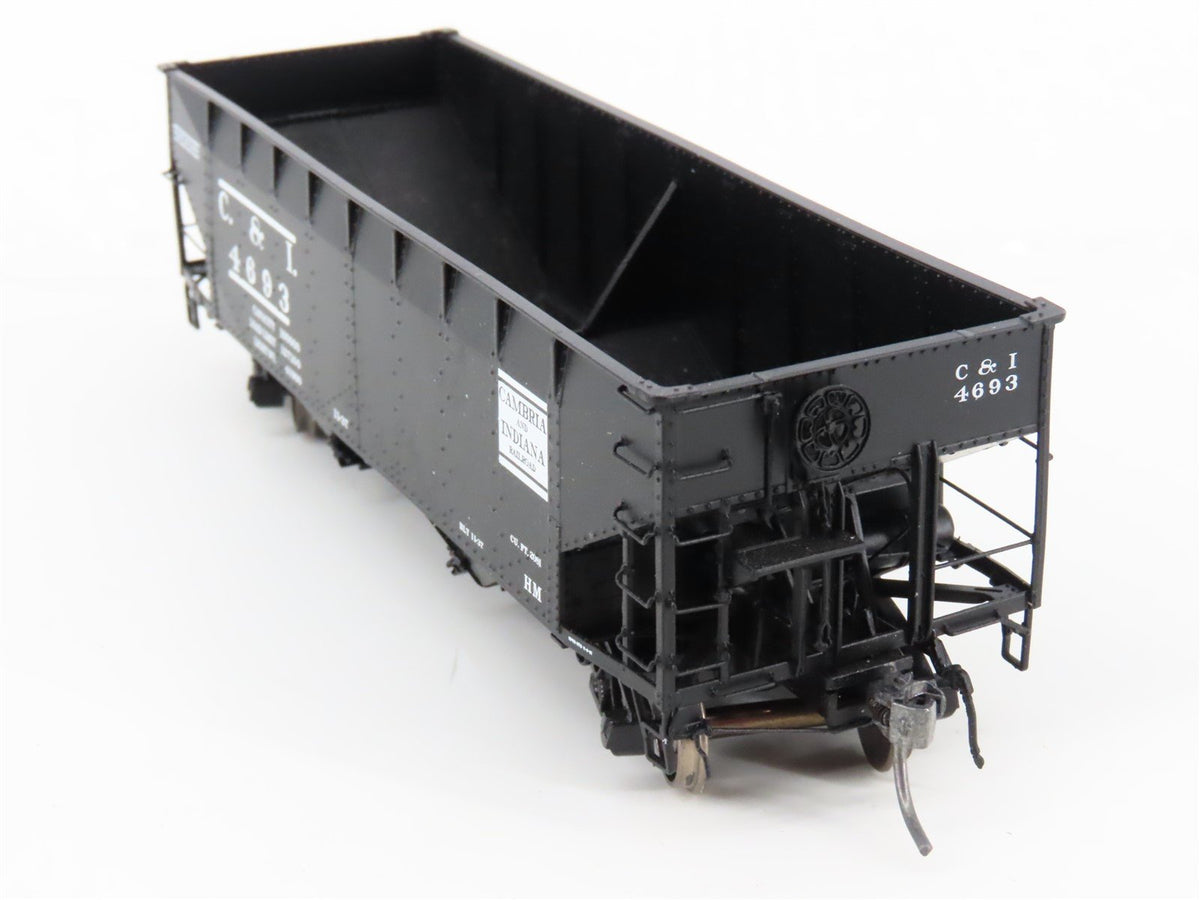 HO Scale InterMountain 47159-03 C&amp;I Cambria &amp; Indiana 2-Bay Open Hopper #4693
