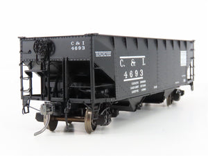 HO Scale InterMountain 47159-03 C&I Cambria & Indiana 2-Bay Open Hopper #4693