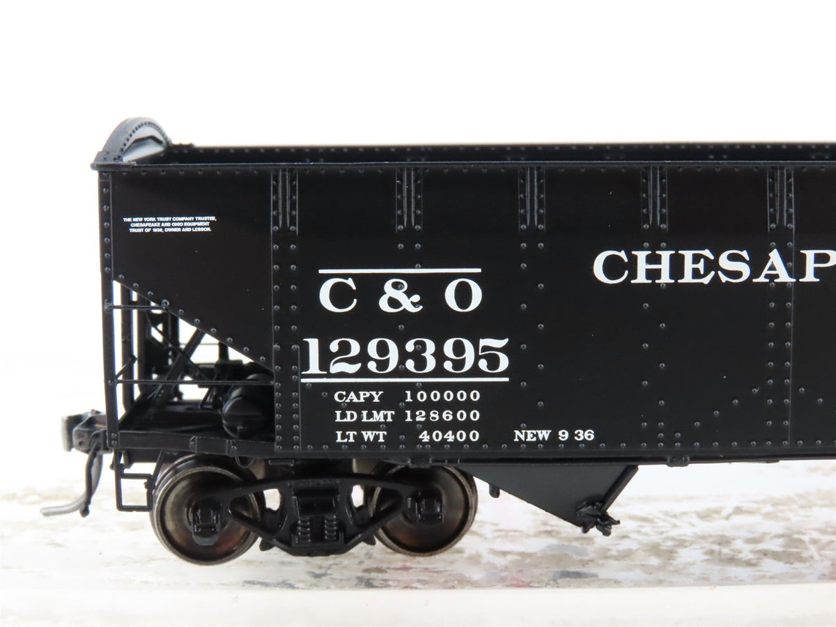 HO Scale InterMountain 47160-06 C&amp;O Chesapeake &amp; Ohio 2-Bay Open Hopper #129395