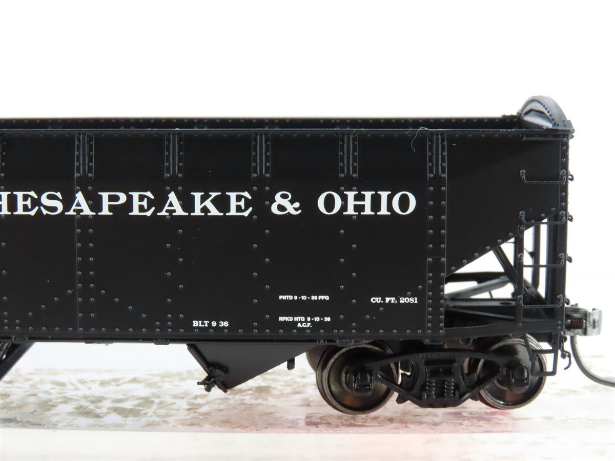 HO Scale InterMountain 47160-06 C&amp;O Chesapeake &amp; Ohio 2-Bay Open Hopper #129395