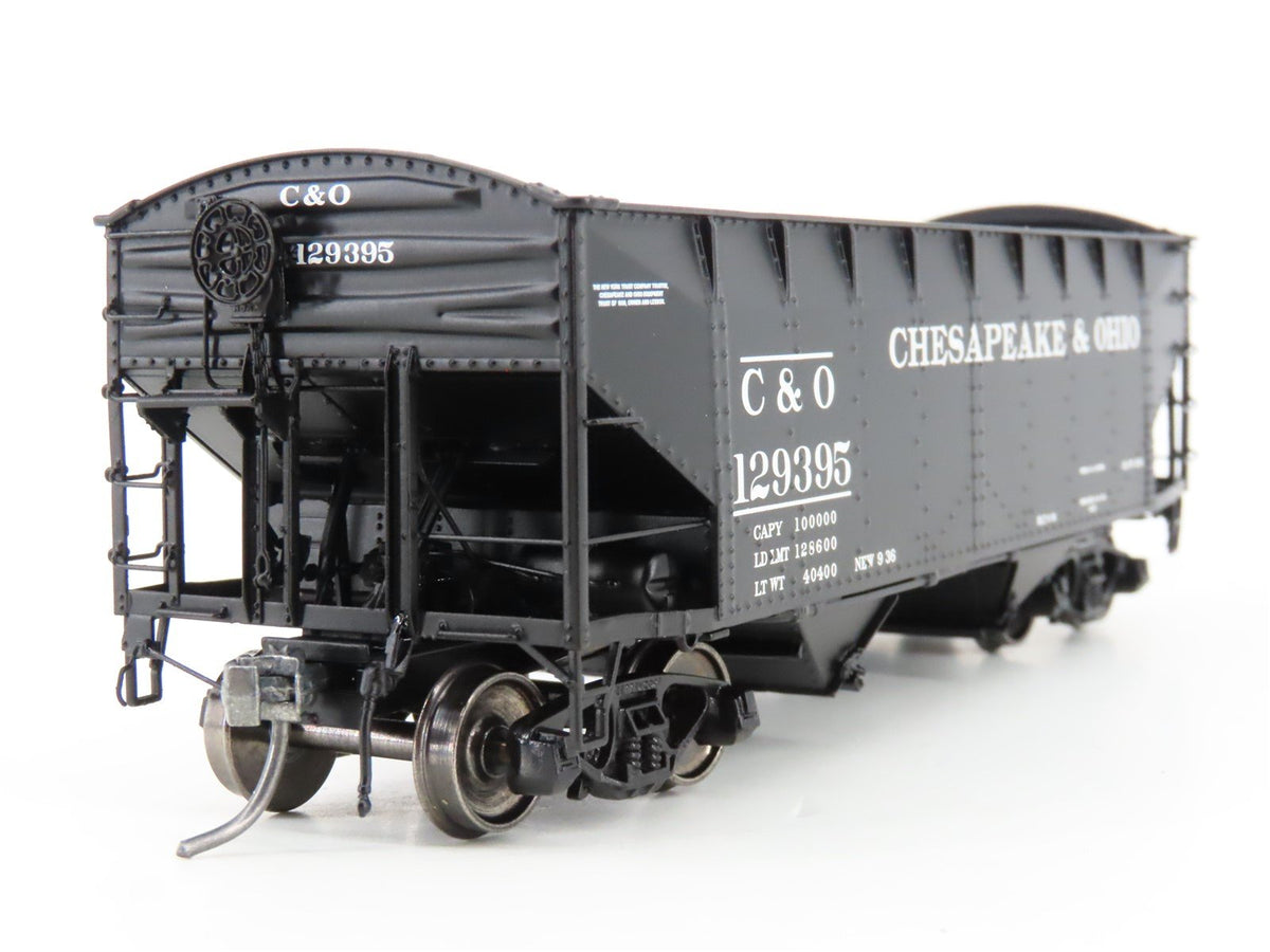HO Scale InterMountain 47160-06 C&amp;O Chesapeake &amp; Ohio 2-Bay Open Hopper #129395
