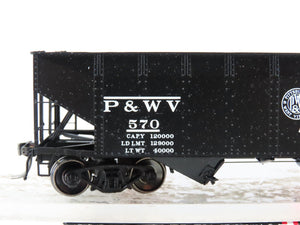 HO InterMountain 47165-06 P&WV Pittsburg & West Virginia 2-Bay Open Hopper #570