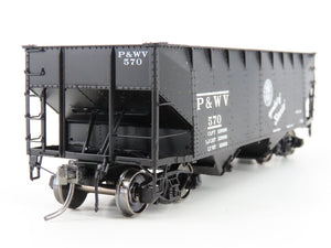 HO InterMountain 47165-06 P&WV Pittsburg & West Virginia 2-Bay Open Hopper #570