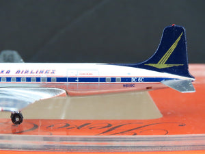 1:400 AeroClassics AC419955 Die-Cast Fly Alaska Douglas DC-6 Airliner N6119C