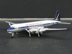 1:400 AeroClassics AC419955 Die-Cast Fly Alaska Douglas DC-6 Airliner N6119C
