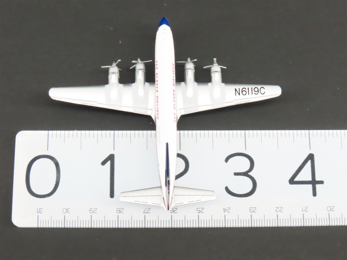 1:400 AeroClassics AC419955 Die-Cast Fly Alaska Douglas DC-6 Airliner N6119C