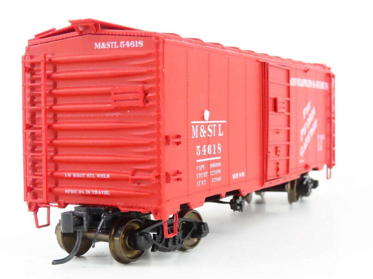 HO InterMountain 45752-02 M&amp;StL Minneapolis &amp; St Louis AAR 40&#39; Box Car #54618