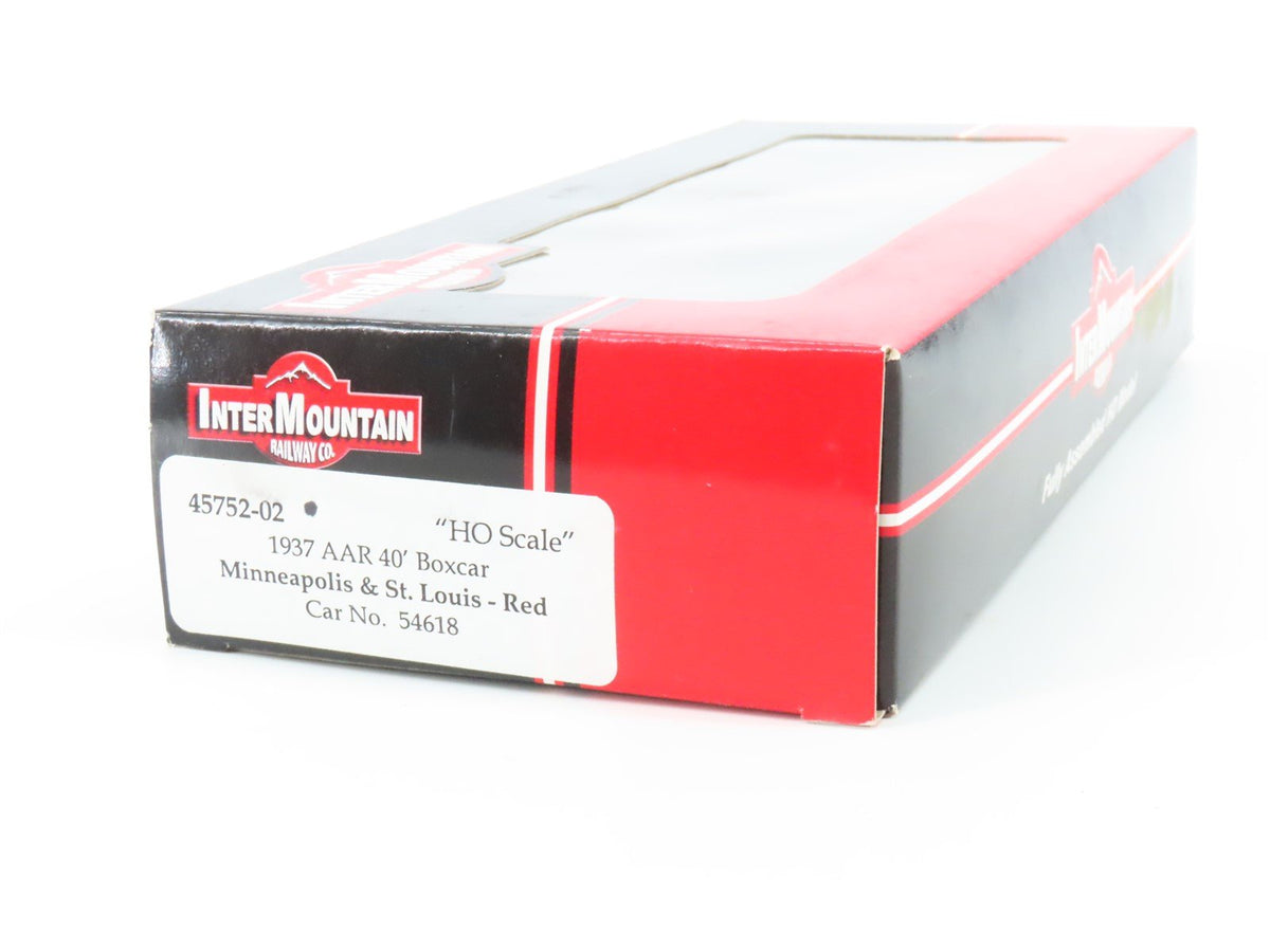 HO InterMountain 45752-02 M&amp;StL Minneapolis &amp; St Louis AAR 40&#39; Box Car #54618