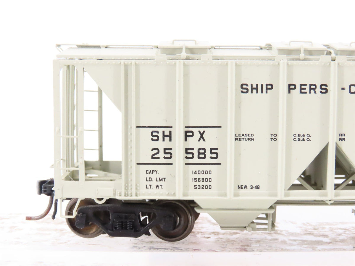 HO Scale InterMountain 48605-03 SHPX Shippers Car Line Corp. 2-Bay Hopper #25585