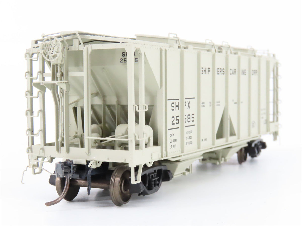 HO Scale InterMountain 48605-03 SHPX Shippers Car Line Corp. 2-Bay Hopper #25585