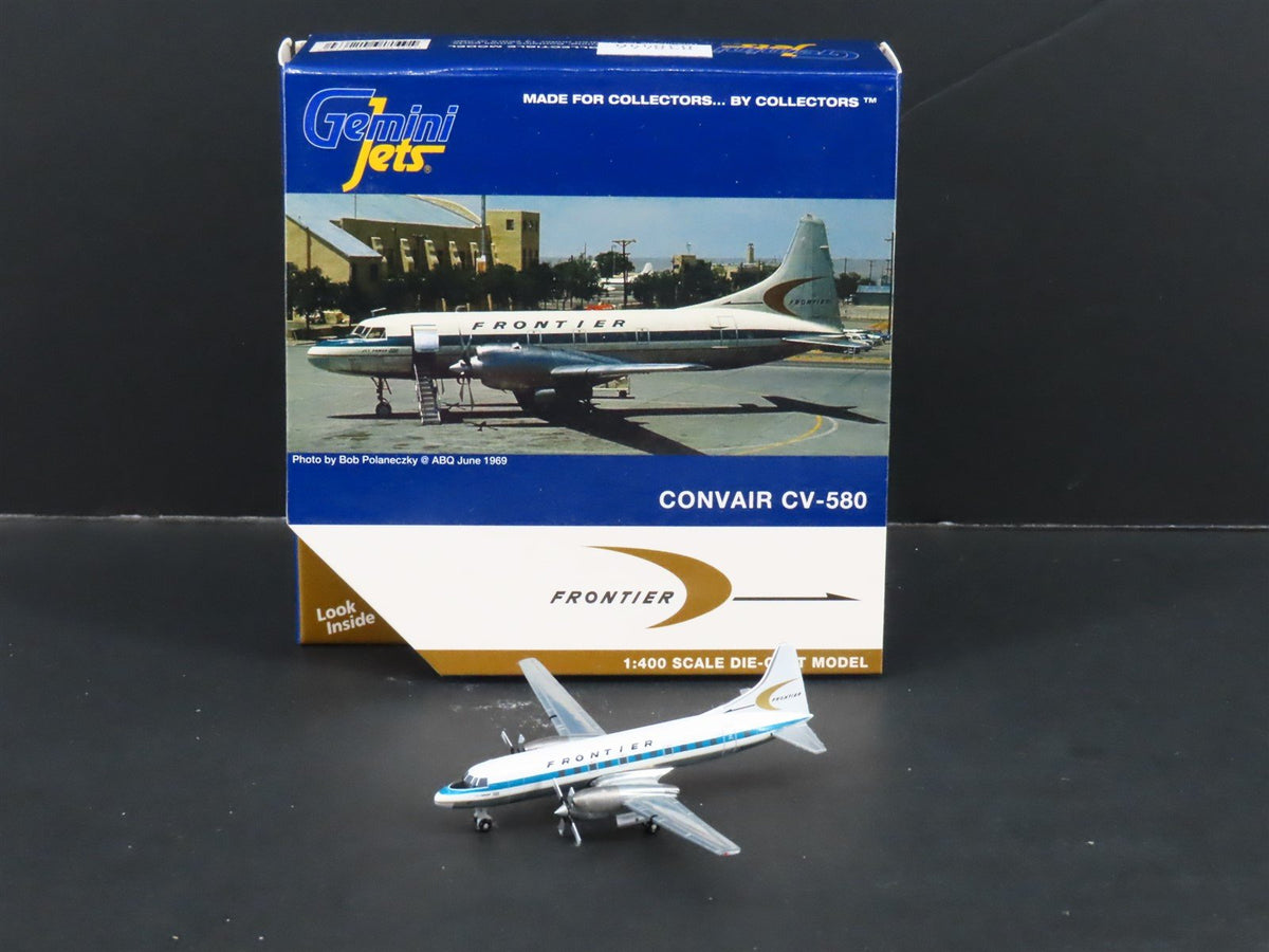 1:400 Gemini Jets GJFFT1263 Die-Cast Frontier Convair CV-580 Airliner N73117