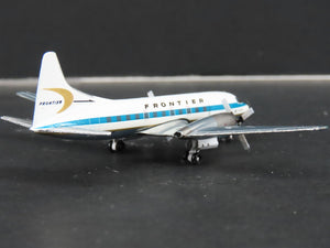 1:400 Gemini Jets GJFFT1263 Die-Cast Frontier Convair CV-580 Airliner N73117