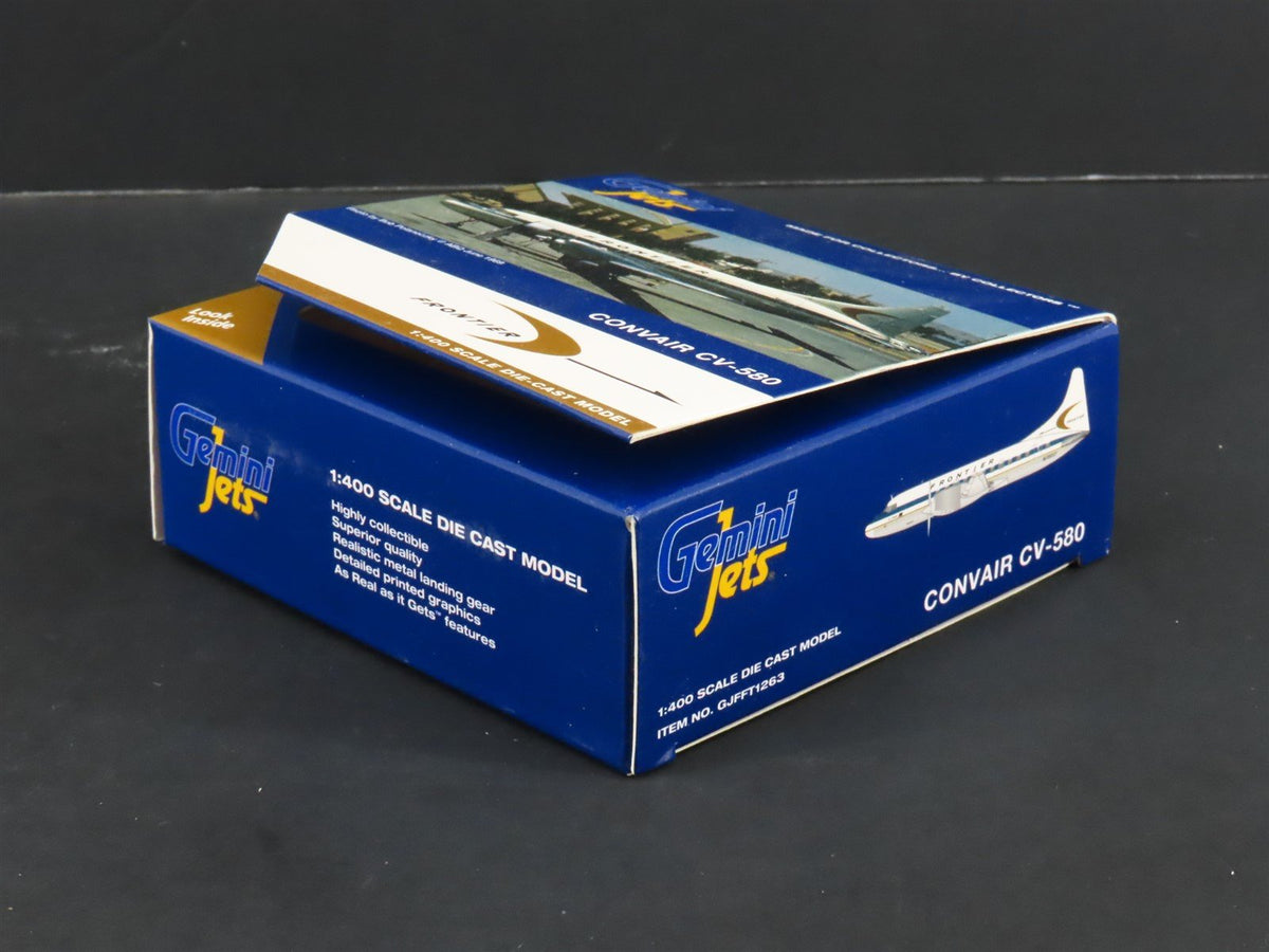 1:400 Gemini Jets GJFFT1263 Die-Cast Frontier Convair CV-580 Airliner N73117