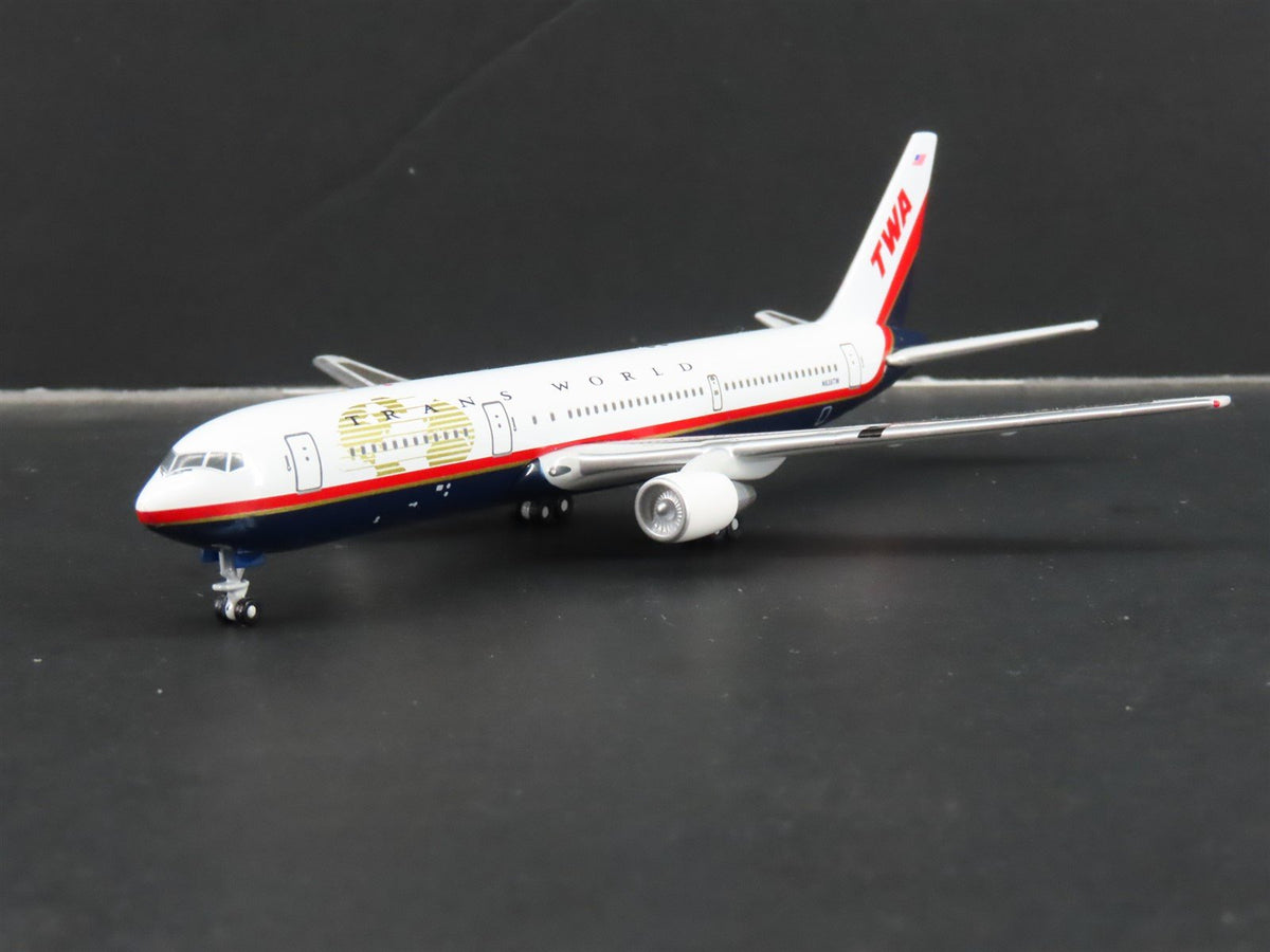 1:400 Gemini Jets GJTWA143 Die-Cast TWA Boeing 767-300 Airliner N639TW