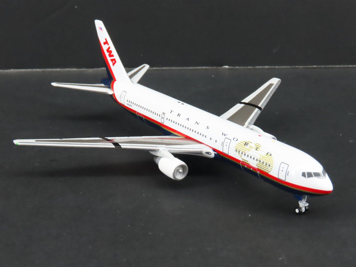 1:400 Gemini Jets GJTWA143 Die-Cast TWA Boeing 767-300 Airliner N639TW