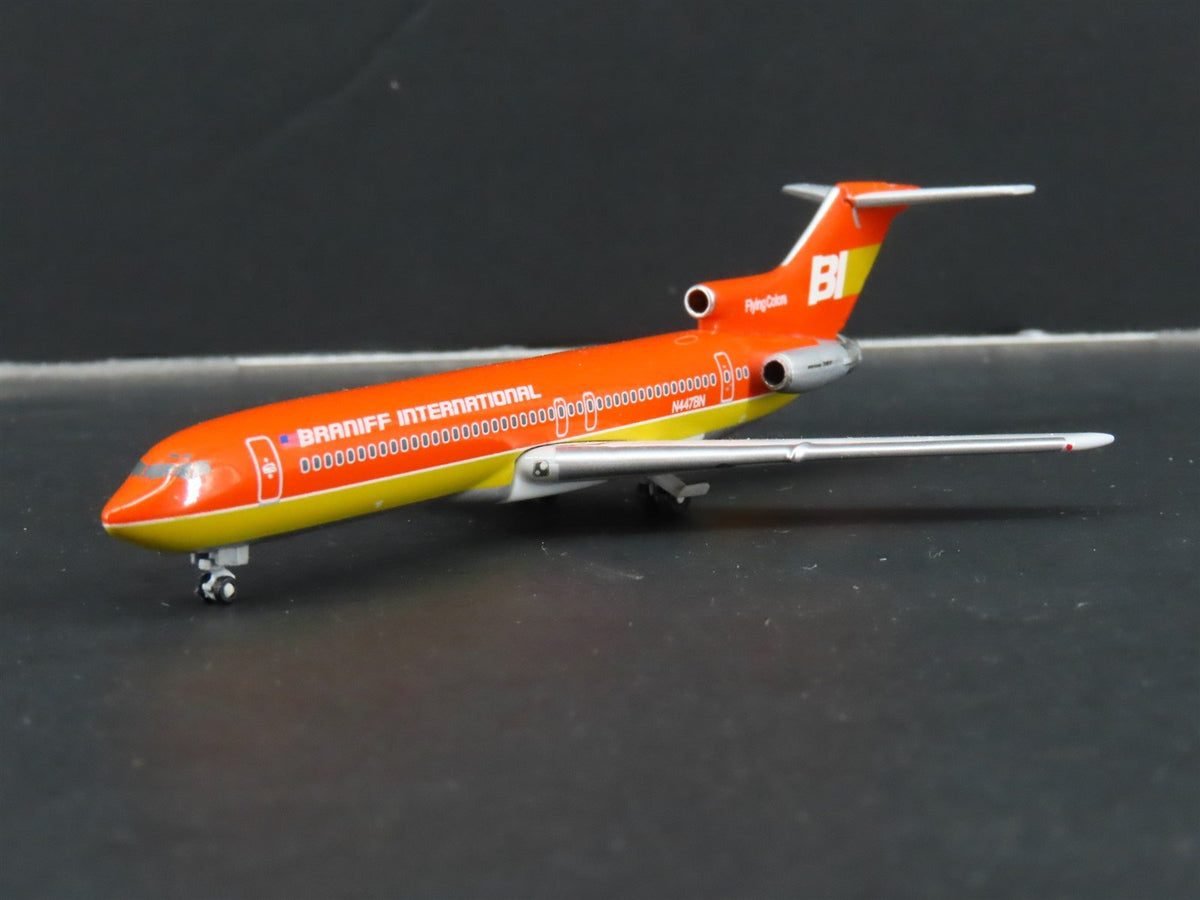 1:400 Gemini Jets GJBNF185 Die-Cast Braniff Boeing 727-200 Airliner N447BN