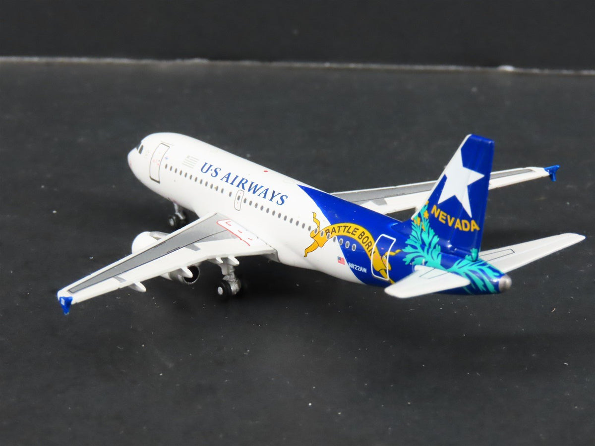 1:400 Gemini Jets GJUSA798 Die-Cast US Airways &quot;Nevada&quot; A319 Airbus N822AW
