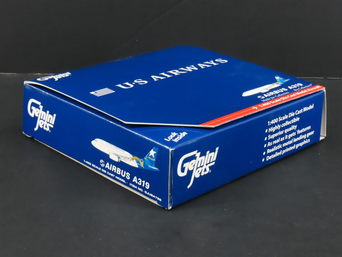 1:400 Gemini Jets GJUSA798 Die-Cast US Airways &quot;Nevada&quot; A319 Airbus N822AW
